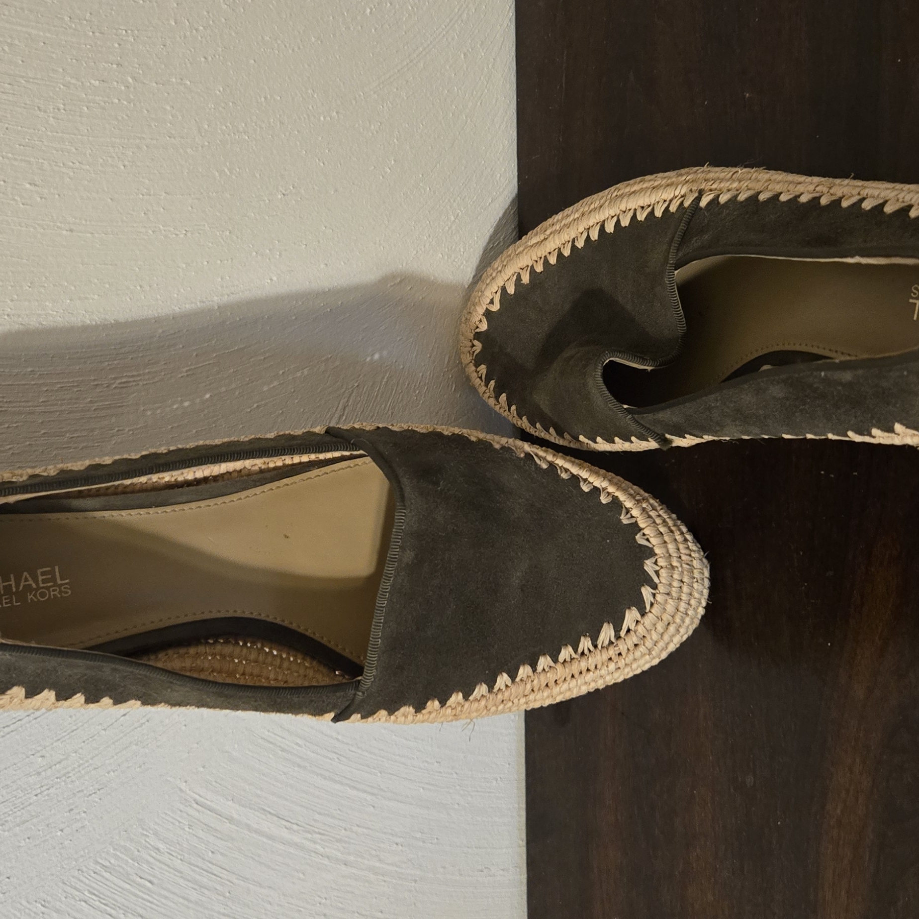Michael Kors Dark Green Espadrilles